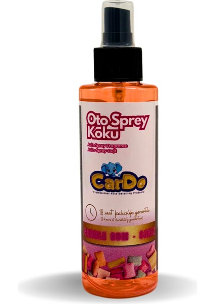 Cardo Premium Oto Kokusu Yüksek Kalıcılık Sakız Kokusu 150 ml