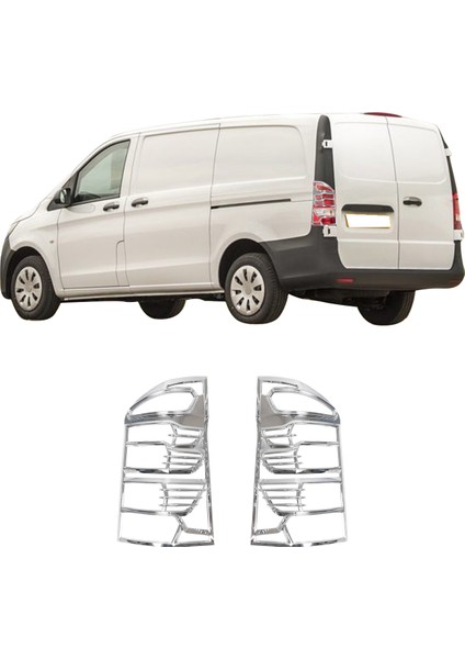 Mercedes Vito W447 Uyumlu 2015 ve Üzeri Stop Çerçevesi 2 Parça Abs Krom Kaplama fiyatları