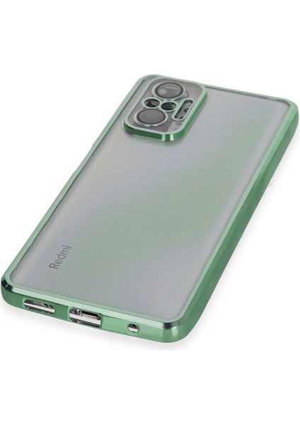 Xiaomi Redmi Note 10 Pro Kılıf Razer Lensli Silikon - Yeşil Ferrg fırsatları