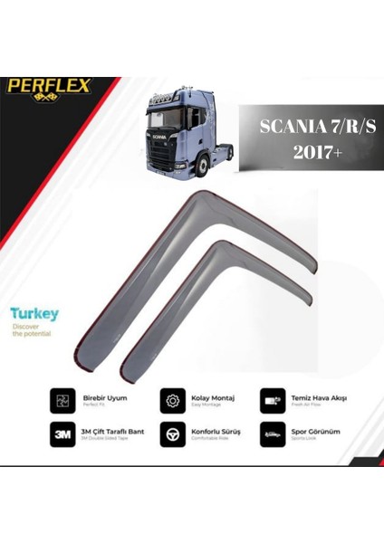Cam Rüzgarlığı V2 Düz Scanıa 7/r/s 2017+