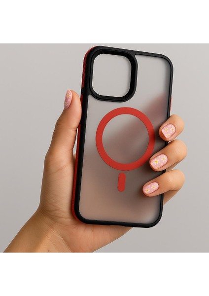 Apple Iphone 11 Kılıf Mat Magsafe Şarj Özellikli Darbe Önleyici Hassas Buton Yumuşak Kenar