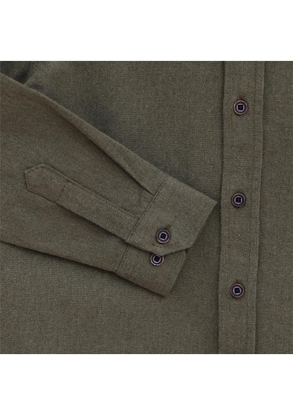 Erkek Çocuk Uzun Kol Ince Gömlek - 15198 - Yeşil modelleri