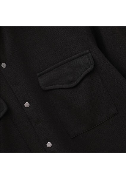 Erkek Çocuk Şardonsuz Uzun Kol Ince Gömlek - 15246 - Siyah modelleri