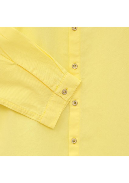 Erkek Çocuk Şardonsuz Uzun Kol Ince Gömlek - 15132 - Sarı modelleri