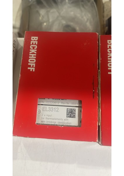 EL3312 | Ethercat Terminali, 2 Kanallı Analog Giriş, Sıcaklık, Termokupl, 16 Bit