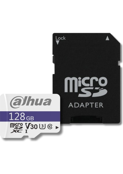 C100A 128GB Microsdxc U3 Hafıza Kartı Sd Adaptör