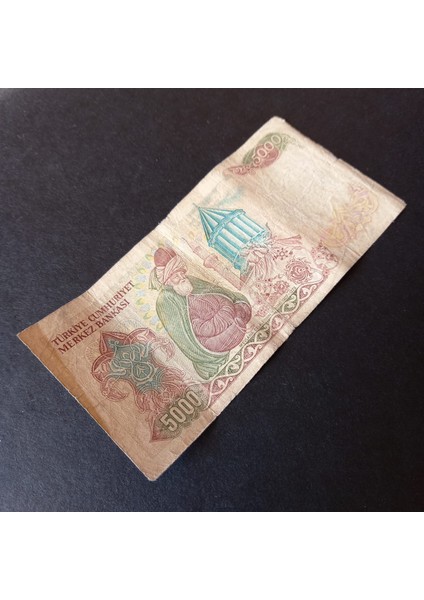 39963682711C07995C 7.emisyon 5000 Türk Lirası Mevlana Haliyle/temiz Kağıt Para