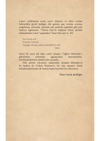 Yaradana Mektuplar -Tıpkıbasım