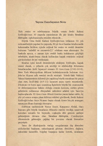 Yaradana Mektuplar -Tıpkıbasım
