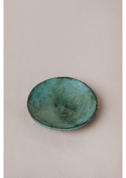 Pirinç Dekoratif Tabak Bronze-Rust 7 cm