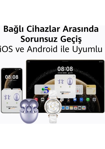 Freebuds 6(Huawei Türkiye Garantili) - Mor