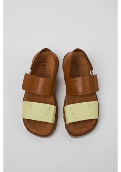 Kadın Brutus Deri Sandalet - Mix fırsatları