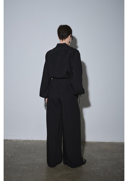 Siyah Alba Culotte Pantolon