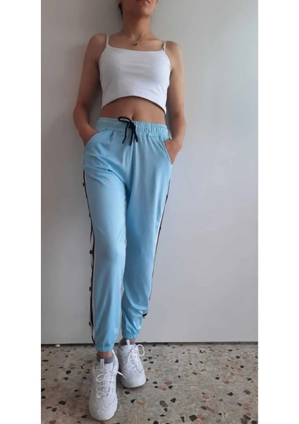 Şeritli Jogger Eşofman Altı