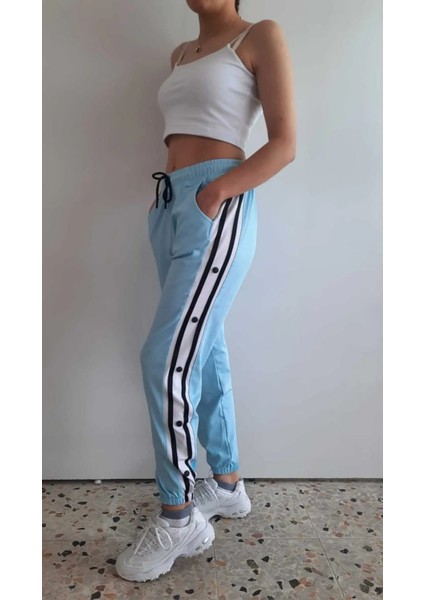 Şeritli Jogger Eşofman Altı