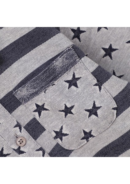 Erkek Çocuk Uzun Kol Ince Gömlek - E-065 - Lacivert fırsatları