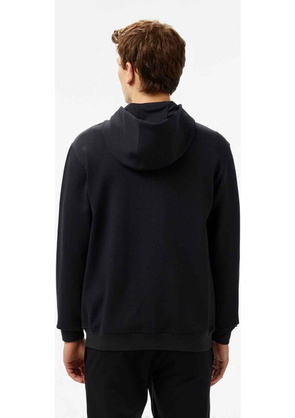 Erkek Regular Fit Kapüşonlu Sweatshirt - Siyah modelleri