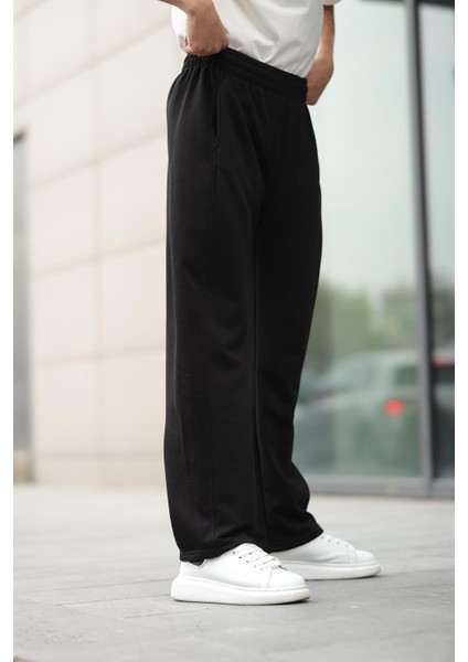 Siyah Rahat Kesim Erkek Eşofman Altı - E6560 indirimleri