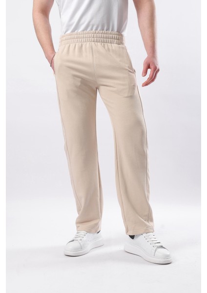 Bej Rahat Kesim Erkek Eşofman Altı E6560 fiyatları