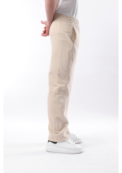 Bej Rahat Kesim Erkek Eşofman Altı E6560 fırsatları