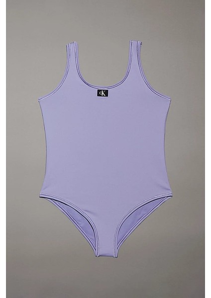 Kız Çocuk Ck Swimsuit Mayo - Mor