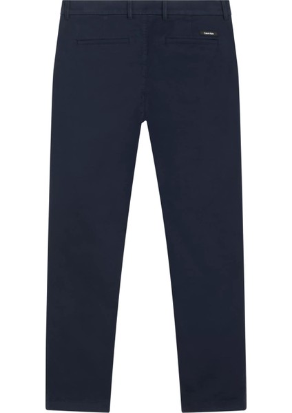 Erkek Ck Modern Twill Slim Chino Pantolon - Lacivert