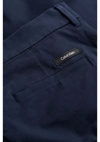 Erkek Ck Modern Twill Slim Chino Pantolon - Lacivert