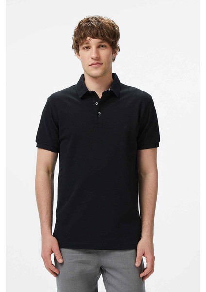 Erkek Classic Fit Polo - Siyah