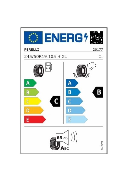 245/50 R19 105H R-F Cınturato P7 All Season (*) Xl Oto 4 Mevsim Lastiği (Üretim Yılı:2025) fiyatları