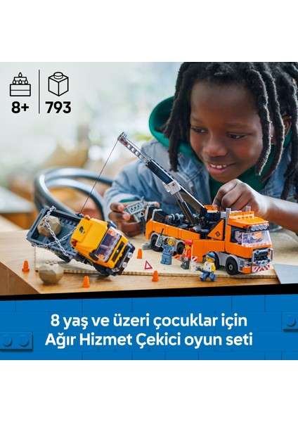 ® City Vinçli Ağır Vasıta Kurtarma Çekici Kamyonu 60467 - 8 Yaş ve Üzeri Çocuklar Için Yaratıcı Oyuncak Yapım Seti (793 Pr) indirimleri