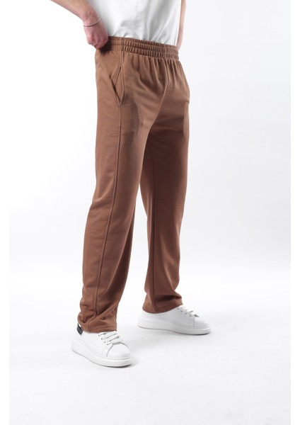 Kahverengi Rahat Kesim Erkek Eşofman Altı E6560 fırsatları