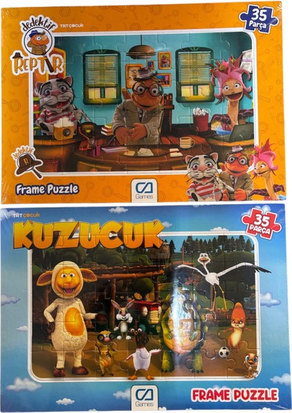 Iki Adet 3 Parça Puzzle