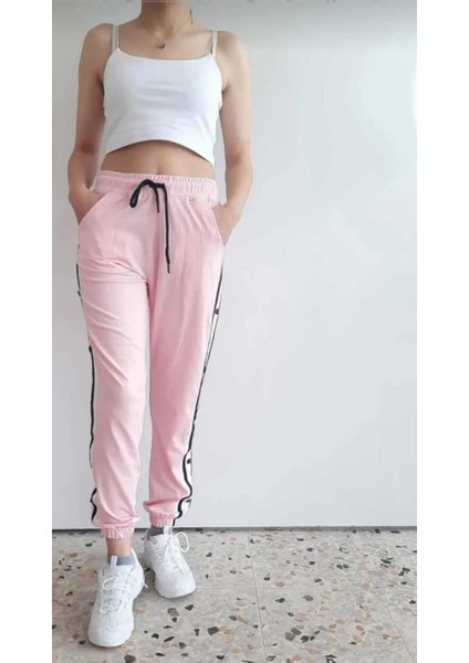 Şeritli Jogger Eşofman Altı