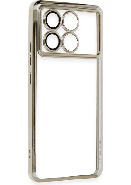 Xiaomi Poco X6 Pro Kılıf Razer Lensli Silikon - Gold Ferrg fiyatları