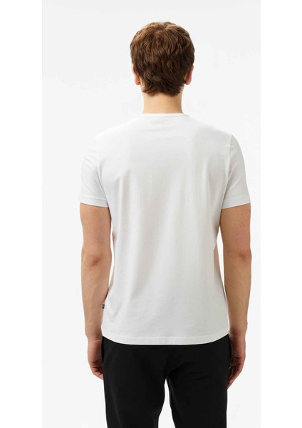 Erkek Beyaz Regular Fit T-Shirt V55009T.1BW fiyatları