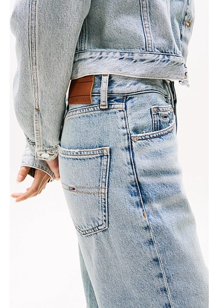 Kadın Th Layla Yüksek Bel Düz Paça Jeans - Açık Mavi indirimleri