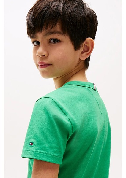 Erkek Çocuk Th Hilfiger Palm Logo T-Shirt - Yeşil fırsatları