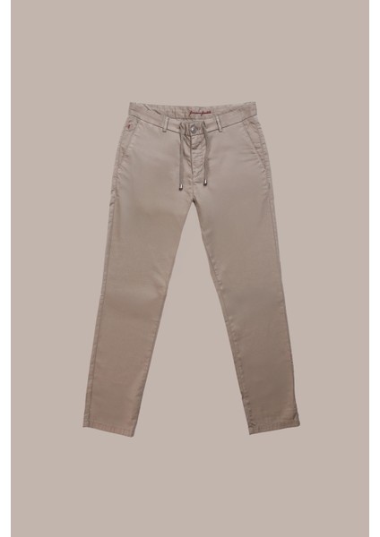 Erkek Casual Pantolon - Kahverengi