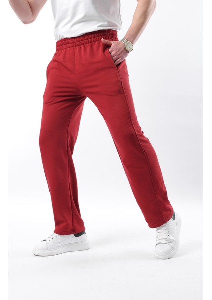 Bordo Rahat Kesim Erkek Eşofman Altı E6560 fiyatları