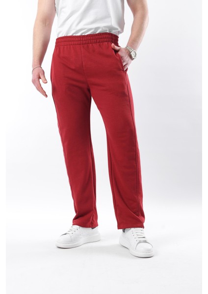 Bordo Rahat Kesim Erkek Eşofman Altı E6560 fırsatları