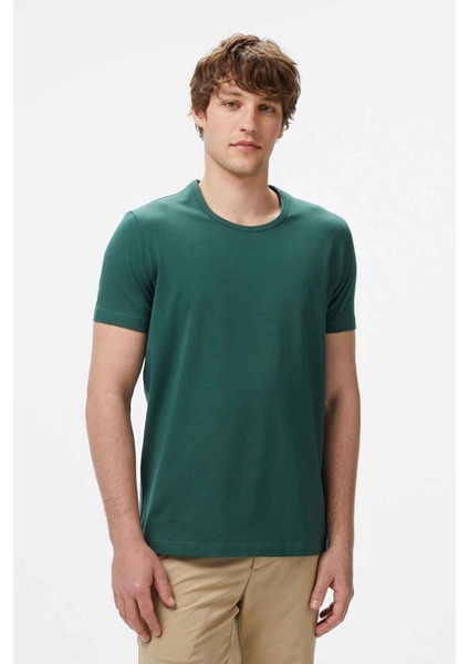 Erkek Regular Fit T-Shirt - Yeşil