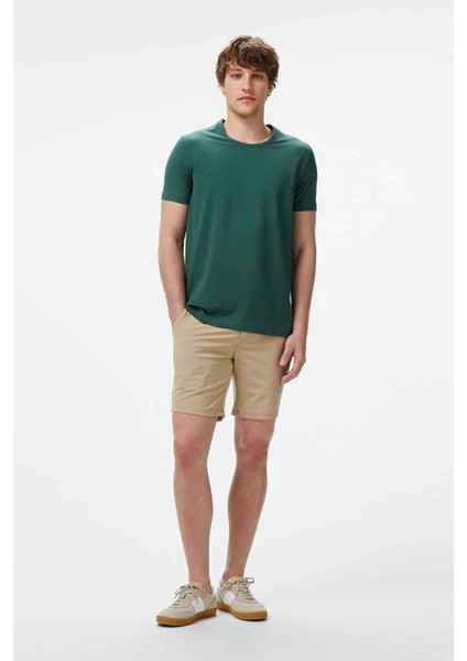 Erkek Regular Fit T-Shirt - Yeşil modelleri