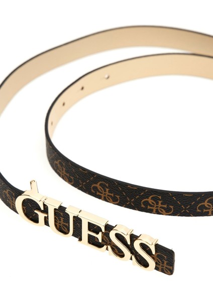 Kadın Meridian Logolu Kemer - Kahverengi fiyatları