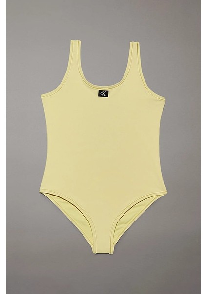 Kız Çocuk Swimsuit Mayo - Sarı