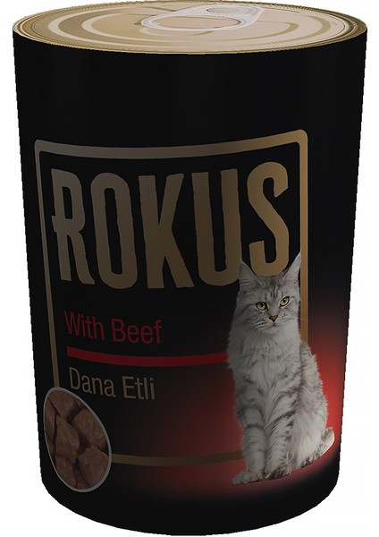 Dana Etli Kedi Konservesi 410 gr x 6 Adet Ynsmr