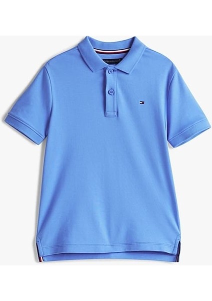 Erkek Çocuk Interlock Polo T-Shirt - Mavi indirimleri