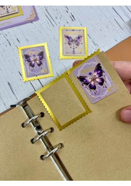 Zarif Kelebekler Mor Renk 2’li Metal Set Kitap Ayracı/ Ataş/yer Imi fiyatları