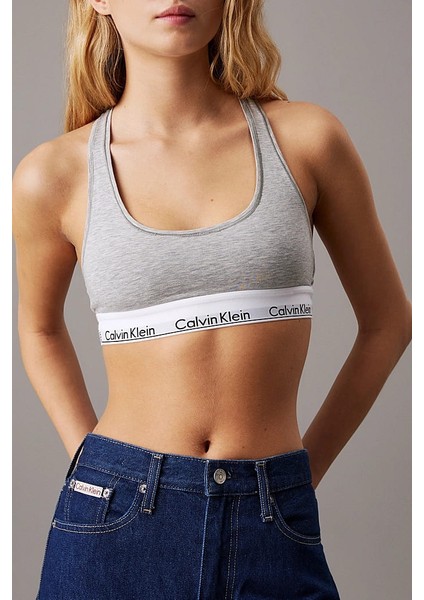 Kadın Ck Authentic Slim Düz Jeans - Mavi fırsatları