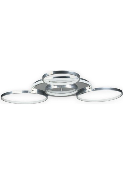 Yaman Modern Tasarım Krom Renk Beyaz Ledli Cafe - Mutfak - Salon LED Avize