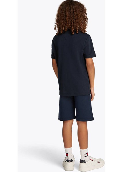 Erkek Çocuk Interlock Regular Polo T-Shirt - Lacivert fiyatları